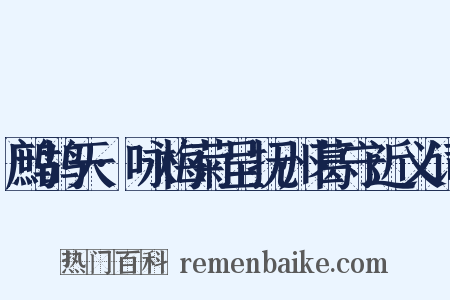 鹧鸪天·咏梅菊呈抚州葛守近义词是什么意思的图片